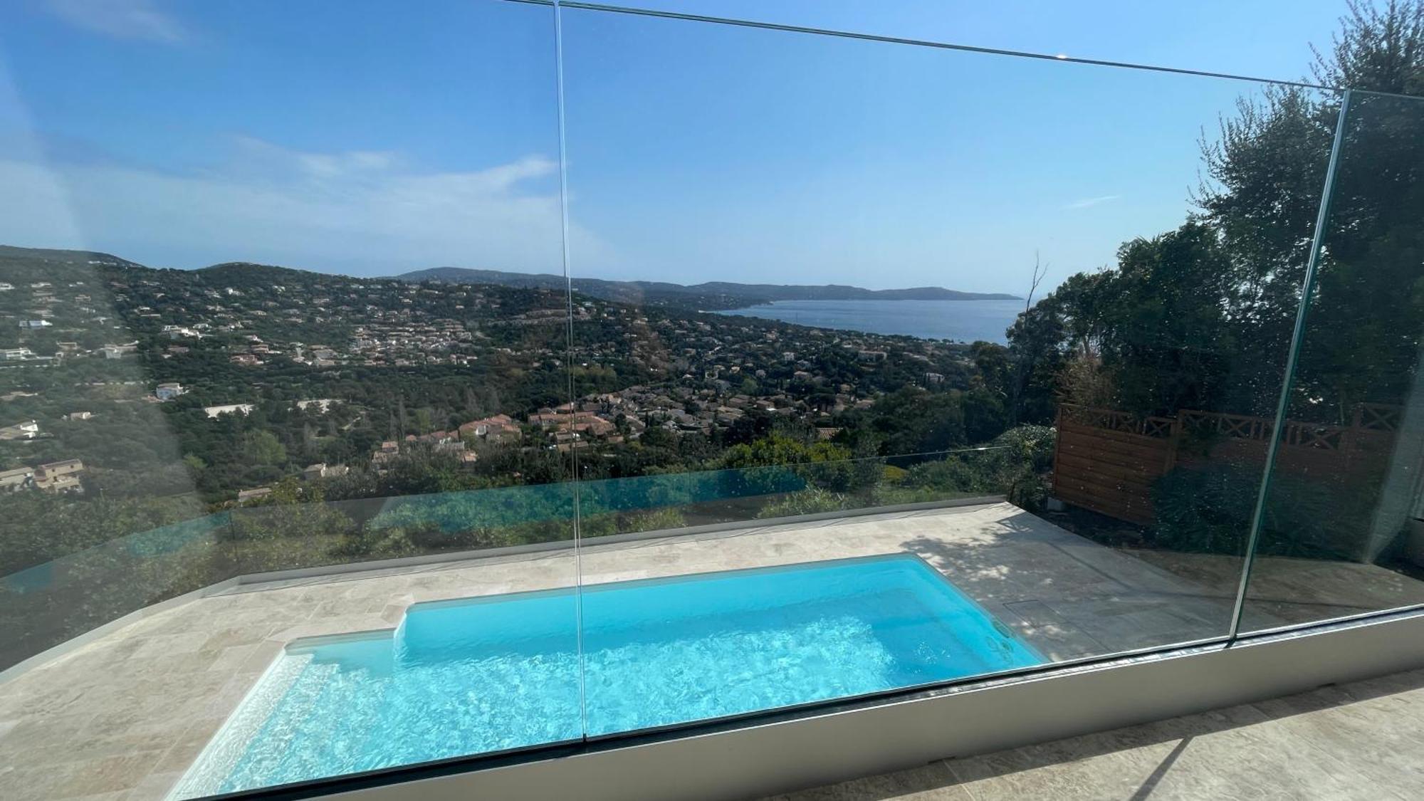 Villa Cacharelle Vue Mer Piscine Кавалер-сюр-Мер Екстер'єр фото